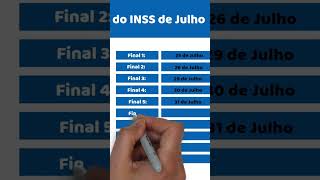 PAGAMENTO DE JULHO DO INSS FOI ANTECIPADO CALENDÁRIO DE PAGAMENTO ACABOU DE MUDAR shorts [upl. by Kalinda]