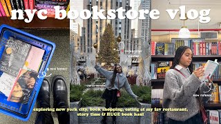 cozy NYC bookstore vlog🗽📚✨spend the day book shopping at barnes amp noble with me  HUGE book haul [upl. by Renae]