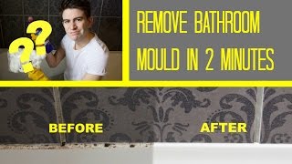 Shower Mold Removal  Super Easy Cleaning Hack [upl. by Adirf770]