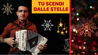 🎵🎵 TU SCENDI DALLE STELLE 🎵🎵 eseguita allorganetto da Antonello Laurino 🎵🎵 Canzone di Natale [upl. by Ellary]