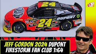 NASCAR DIECAST REVIEW Jeff Gordon 2024 DuPont Firestorm Fan Club 164 [upl. by Yalcrab771]