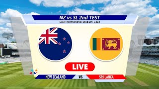 🔴NZ vs SL Live TEST  2nd  New Zealand vs Sri Lanka Live Cricket Match Today Score amp Commentary [upl. by Rihana]