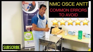 ANTT Aseptic Non Touch Technique common errors to avoid in the OSCE NMC OSCE [upl. by Einahpehs878]