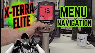 Minelab XTerra Elite Menu Navigation Tutorial [upl. by Chadwick]