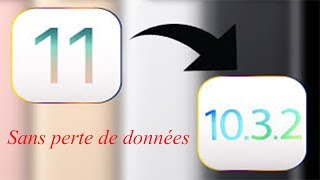 Passer dIOS 11 à IOS 10 sans perdre ses données [upl. by Ahsiena672]