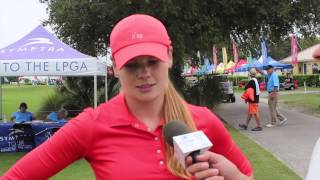 MaudeAimee Leblanc  Second Round Symetra Tour Championship [upl. by Moore]