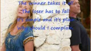 mamma mia lyrics the winner takes it all [upl. by Gilead]