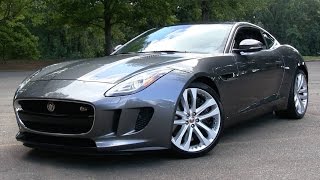 2016 Jaguar FType S Coupe 6spd manual Start Up Road Test and In Depth Review [upl. by Goldin594]