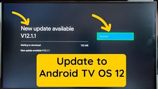 How to Update Android TV OS to Android 12 [upl. by Weide863]