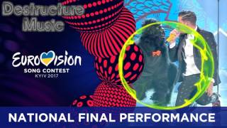 Francesco Gabbani  Occidentalis Karma Italy Eurovision 2017  Destructure Music [upl. by Aratahs]