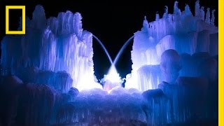 Ice Castle Closes Due to Utahs Warm Winter  National Geographic [upl. by Dumah]