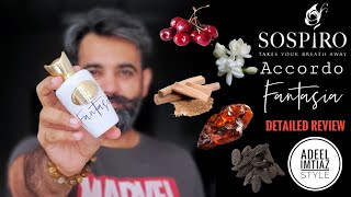 Sospiro Accordo Fantasia Fragrance Review [upl. by Lasonde]