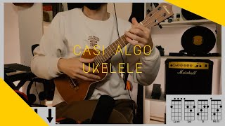 REGGAETON Y CUMBIA CON UKELELE  Casi algo  Blessd Ovy On The Drums covertutorial MartinLopez [upl. by Ikey]