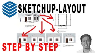 Beginner Tips for making Plan in Sketchup Layout [upl. by Jacky]