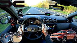 2022 Dacia Duster TCe 100 ECOG  POV TOP SPEED amp ACCELERATION [upl. by Maon]