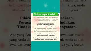 pikiran negatif adalah salahdoa youtubeshortsyoutubeshorts [upl. by Catto]