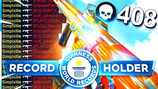 WORLDS MOST KILLS in VANGUARD 😱 408 KILLS SOLO  Most Kills in Call of Duty Vanguard [upl. by Eniarda]