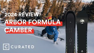 2024 Arbor Formula Camber Snowboard Review  Curated [upl. by Hannaoj]