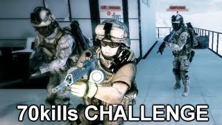 Battlefield 3 Online Gameplay  YBAGPTLO E39 70 Kills CHALLENGE [upl. by Yoshio]