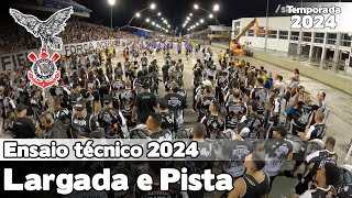 Gaviões da Fiel 2024  Largada e Pista  Ensaio Técnico  Samba ao vivo  ETSP24 [upl. by Rimidalb]