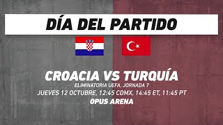 Croacia vs Turquía frente a frente Futbol [upl. by Nelyak572]