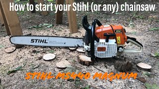 Stihl MS440 Big Bore Kit  MS461 upgrade Lots of POWER [upl. by Navanod]