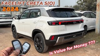 NEW CRETA SO 2024 Facelift  Value For Money variant  Covered Most Premium Features [upl. by Yrovi]