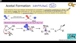 0904 Acetal Formation [upl. by Alliuqahs]