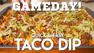 How to Make Taco Dip  Everyday Eats with Michele [upl. by Eerrehc]