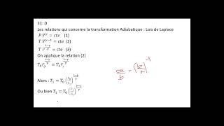 Concours denseignementEdition du juin 2017 correction de la partie thermodynamique مباراة التعليم [upl. by Lierbag]