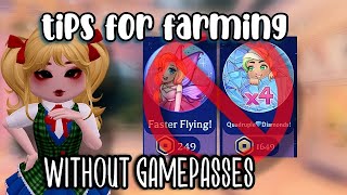 How to farm WITHOUT Gamepasses in Royale High [upl. by Denice]