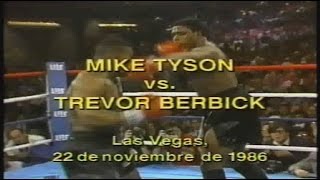 Trevor Berbick vs Mike Tyson en español [upl. by Helman]