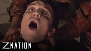 Z NATION  Season 3 Finale Choke Die Bite Inject  SYFY [upl. by Neeoma]