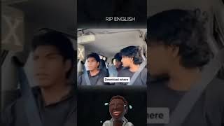 Decrease me there leave me alone 🤣😅 trending Rip English funny [upl. by Tnahsin701]