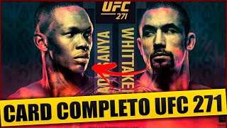 UFC 271 ISRAEL ADESANYA vs WHITAKKER CONFIRA O CARD COMPLETO [upl. by Calia]