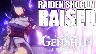 RAISING RAIDEN SHOGUN Genshin Impact [upl. by Danae83]