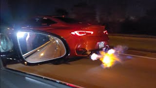 2017 Infiniti Q60 Bolt Ons E50 vs 2020 BMW M4 CS [upl. by Theron]