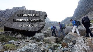 Climbing The Highest Mountain In England  Scafell Pike And The Corridor Route [upl. by Derna]