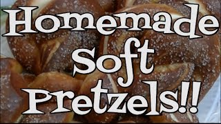 Homemade Soft Pretzels Recipe  Noreens Kitchen [upl. by Dis355]