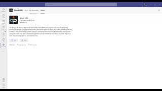 Short URL for Microsoft Teams [upl. by Seuqirdor]