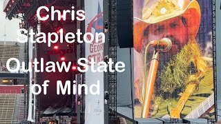 Outlaw State of Mind  Chris Stapleton  With George Strait  Ames IA  May 25 2024 [upl. by Joacima]