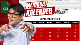 CARA MEMBUAT KALENDER DINAMIS DI EXCEL❗5 MENIT JADI❗ [upl. by Horsey343]