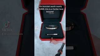 How to put on and take off Cartier love bracelet by yourself Can you close Cartier love bracelet [upl. by Rhoda]