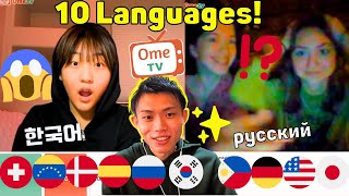 WHAT Happens When Polyglot Speaks Their Native Language to Foreigners  Omegle [upl. by Bergen]