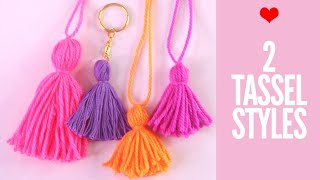 How to Make Tassels  Easy 2 Methods [upl. by Assyle]