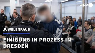 Juwelenraub im Grünen Gewölbe Haftstrafen für Clanmitglieder  AFP [upl. by Yecaj571]