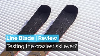 Line Blade Review  Testing the Craziest Ski Ever [upl. by Bobbette]