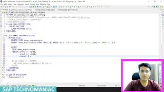 String Operation in Select  Open SQL Enhancement ABAP on HANA  Part 5 [upl. by Asserac747]