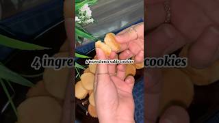 4 ingredients sable cookies recipe in comment baking youtubeshorts viralshorts viralvideo [upl. by Buyers]