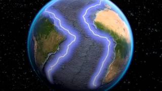 quotSea Floor Mapquot Pangea Plate Tectonics english version [upl. by Galasyn155]